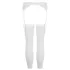 NO:XQSE - Lingerieset met jarretels - kant - wit - M/L
