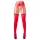 NO:XQSE - jarretelset - glanzend - rood - L/XL