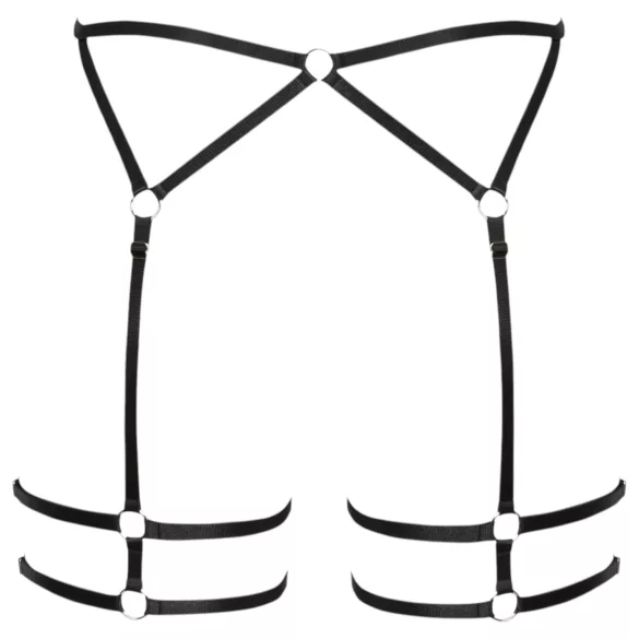 Cottelli - string slip - dunne stof - zwart