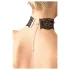 Cottelli - kunstleren kanten halsband BDSM kostuumaccessoire