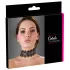 Cottelli - Kanten halsband met kralen en strass - zwart