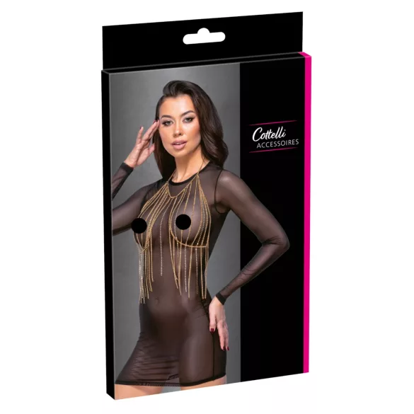 Cottelli - verstelbare body ketting - goud