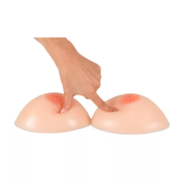 Cottelli - push-up siliconen borstimplantaat met tepel - 2x600g
