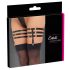 Cottelli - Leder-look jarretelgordel (zwart)