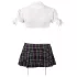 Cottelli - schoolmeisje kostuum set - verkleedset dames - XL