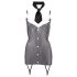 Cottelli - Gestreepte secretaresse outfit - M