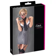 Cottelli - gestreepte secretaressekostuum - XL