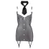Cottelli - gestreepte secretaressekostuum - XL