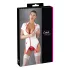 Cottelli - Verpleegster top met jarretels - wit - M