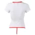 Cottelli - Verpleegster top met jarretels - wit - L