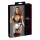 Cottelli - Lingerie body - Sexy kamermeisje - Zwart - XL