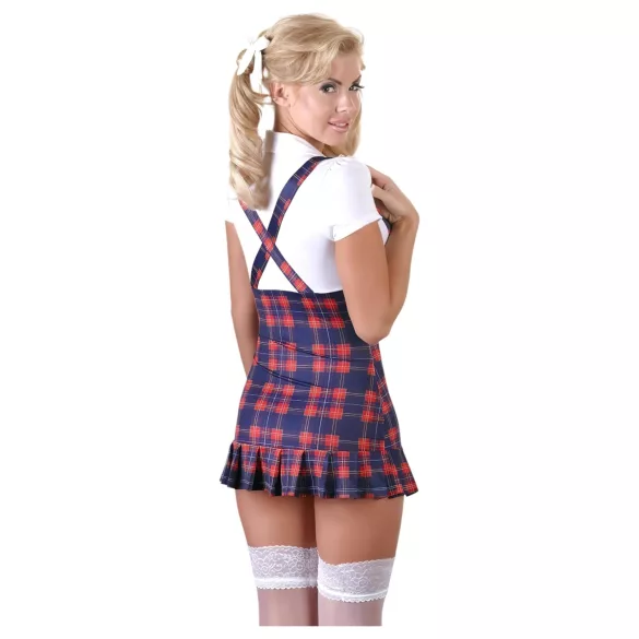 Cottelli - Schoolgirl kostuum - Geruit - Verkleedjurk - M