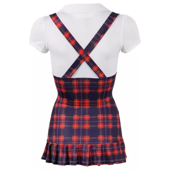 Cottelli - Schoolgirl kostuum - Geruit - Verkleedjurk - M