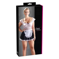 Cottelli - Verleidelijke kamermeisje outfit - Kant - Zwart