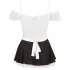 Cottelli - Verleidelijke kamermeisje outfit - Kant - Zwart - L