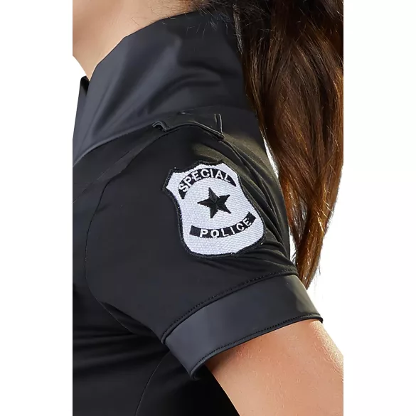 Cottelli Police - politie uniform jurkje - zwart - M