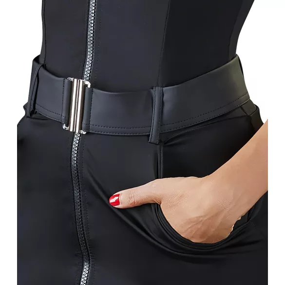 Cottelli Police - politie uniform jurkje - zwart - M