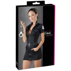 Cottelli Police - politie uniform jurkje - zwart - XL