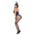 Cottelli Bunny - glanzend, sexy konijntje kostuum (5-delig) - M