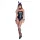 Cottelli - bunny kostuum - glanzend, sexy konijnenset - 5-delig - XL