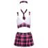 Cottelli - Schattige leerlinge outfitset (roze)