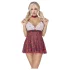 Cottelli - schoolmeisje kostuum - rood wit - verkleedkleding