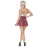 Cottelli - schoolmeisje kostuum - rood wit - verkleedkleding