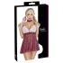 Cottelli - schoolmeisje kostuum - rood wit - verkleedkleding - M