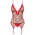 Obsessive Jollymore - feestelijke lingerie set