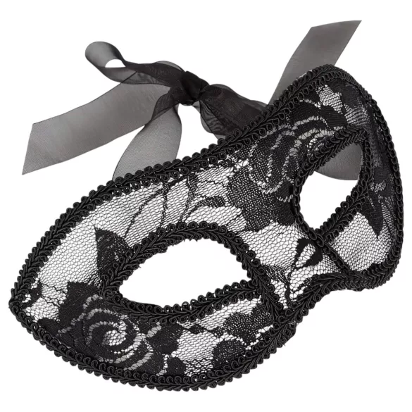 Cottelli - kanten oogmasker - voorgevormd - zwart