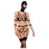 Bad Kitty - lingerie set met masker - zwart - M