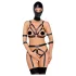 Bad Kitty - lingerie set met masker - zwart - M