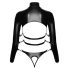Bad Kitty - Open Cup Bondageset (zwart) - L