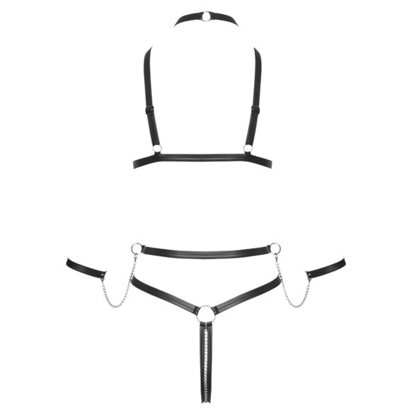 Bad Kitty - body harness - zwart