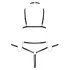 Bad Kitty - body harness - zwart - L