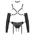 Bad Kitty - Bondage Harnas Set (zwart) - M
