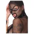 Bad Kitty - BDSM doorschijnende netset met zweep (zwart)