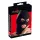 Bad Kitty - fetish masker met mond- en oogopening - zwart