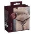 Fetish - ketting string, zwart (S-L)