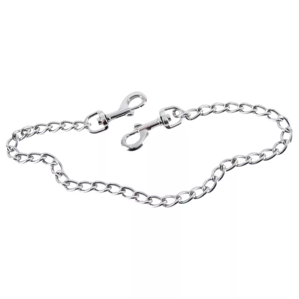 ZADO - dubbele metalen karabijnhaak met ketting - 50cm