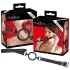 Bad Kitty - siliconen ball gag - verstelbaar - zwart