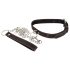 Bad Kitty - hartvormige halsband met metalen ketting (zwart)
