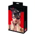 Bad Kitty - kattenmasker met strass steentjes - kunstleer zwart (S-L)