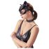Bad Kitty - Strass kattenmasker - Zwart (S-L)