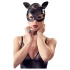 Bad Kitty - kattenmasker met strass steentjes - kunstleer zwart (S-L)