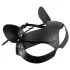 Bad Kitty - kattenmasker met strass steentjes - kunstleer zwart (S-L)