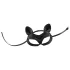 Bad Kitty - kattenmasker met strass steentjes - kunstleer zwart (S-L)