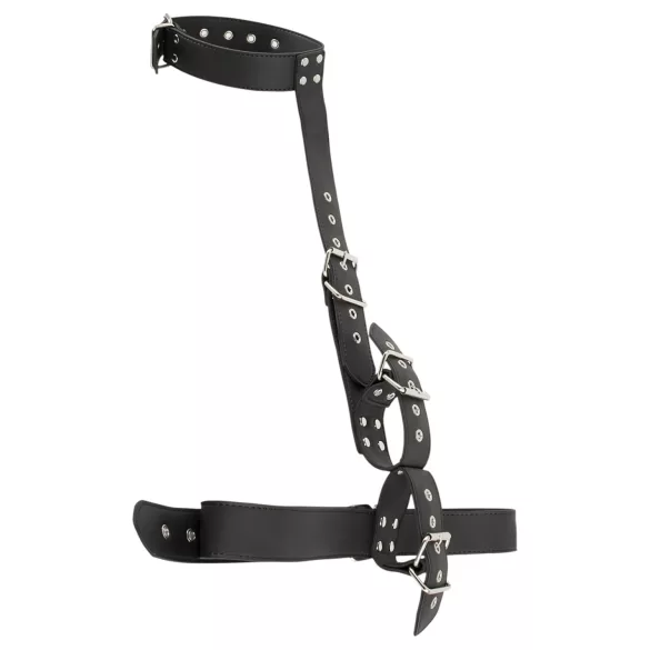 Vegan Fetish - handboeien set - achter de rug - zwart