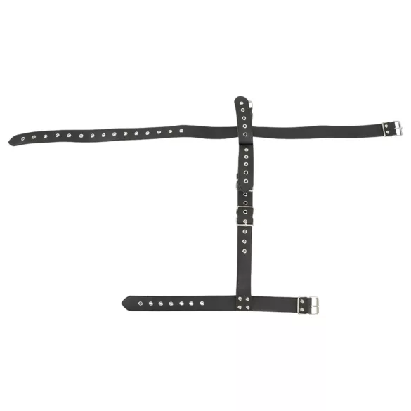 Vegan Fetish - handboeien set - achter de rug - zwart