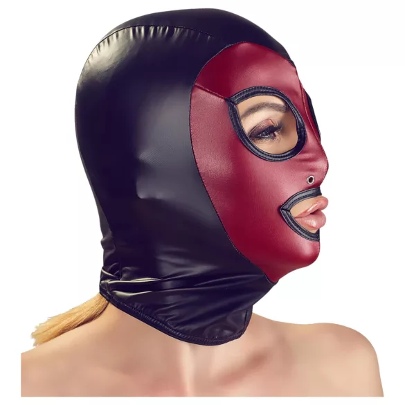 Bad Kitty - orale masker - glanzend rood - S-L